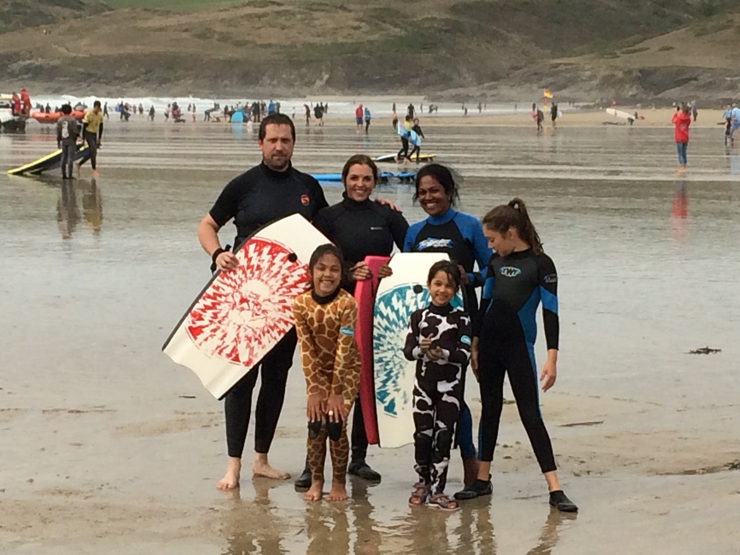 Van Alex Rosie Lily Beach